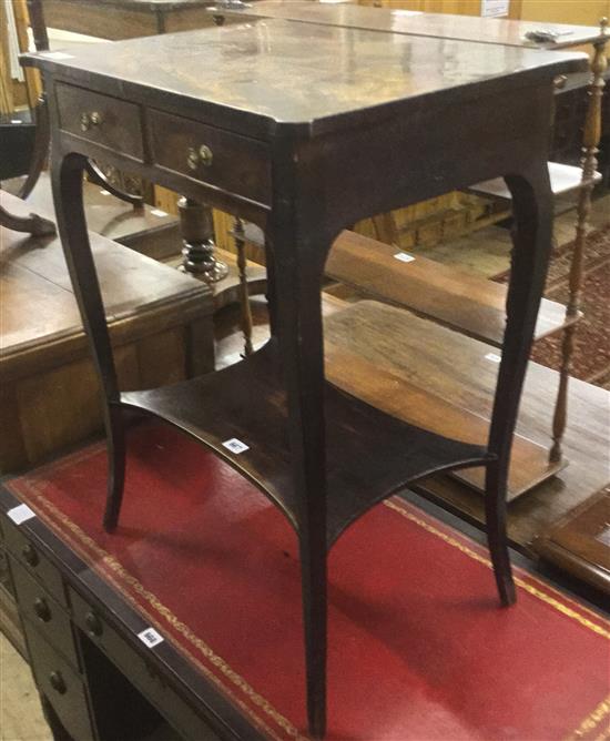 Georgian mahogany side table